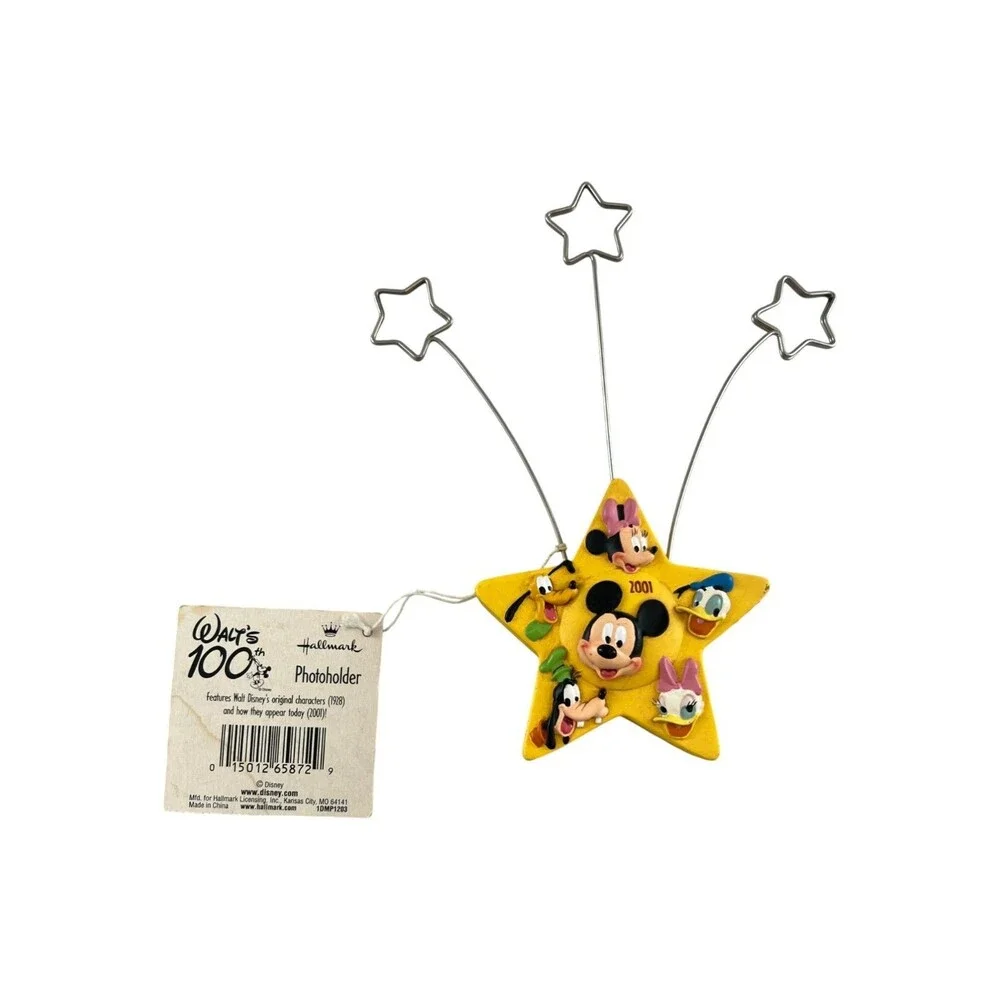 Disney Hallmark Mickey 1928-2001 Photo Card Holder